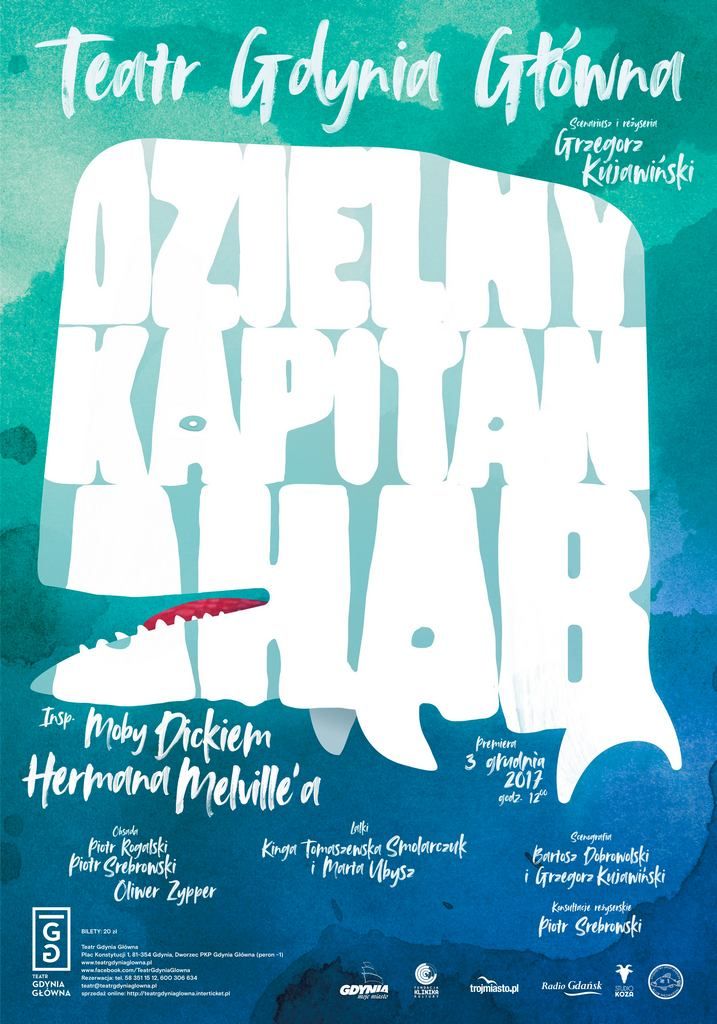 Dzielny Kapitan Ahab - PLAKAT