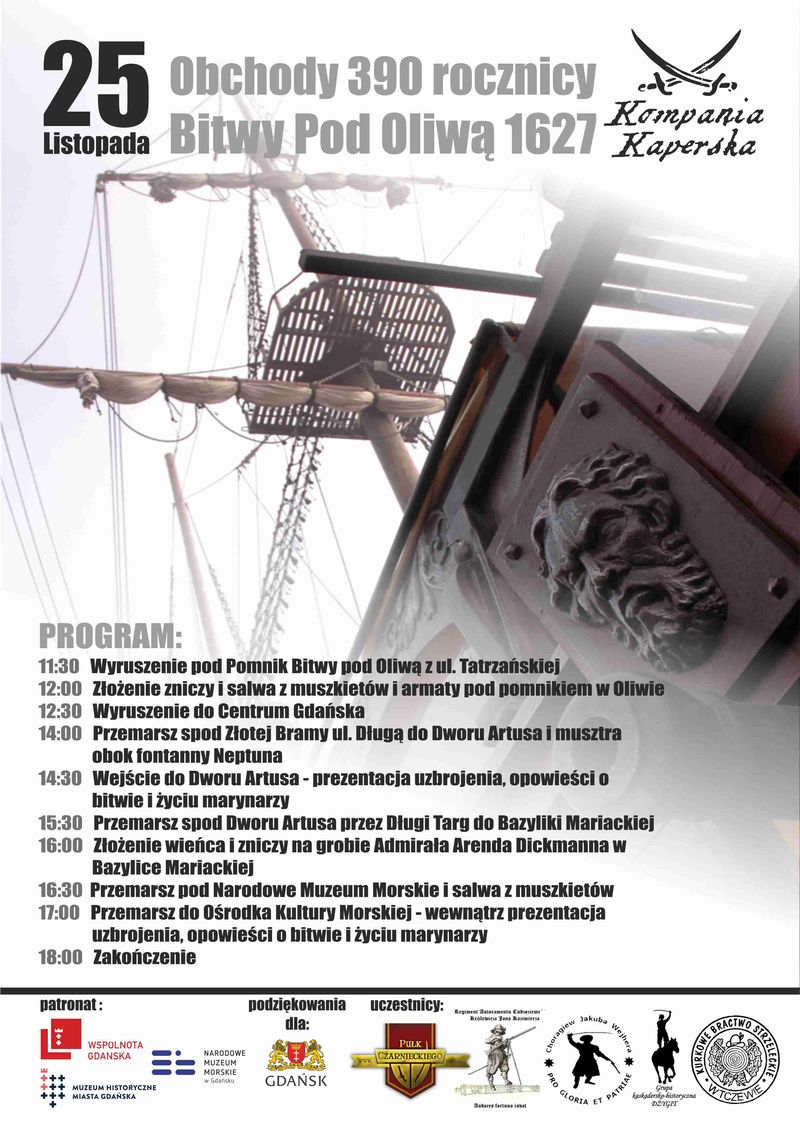 Plakat_Obchody Bitwy pod Oliwą_25.11.2017